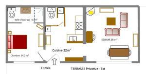 Plan du gîte