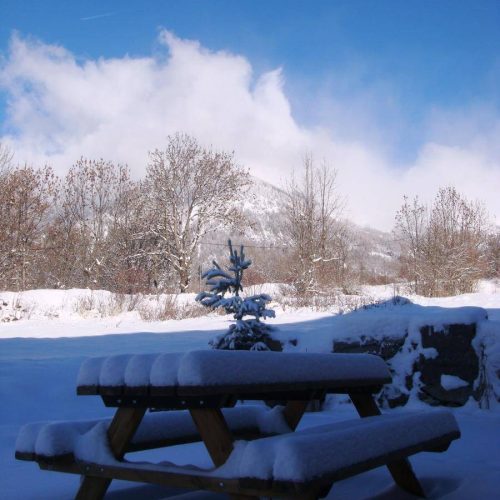 Sous la neige