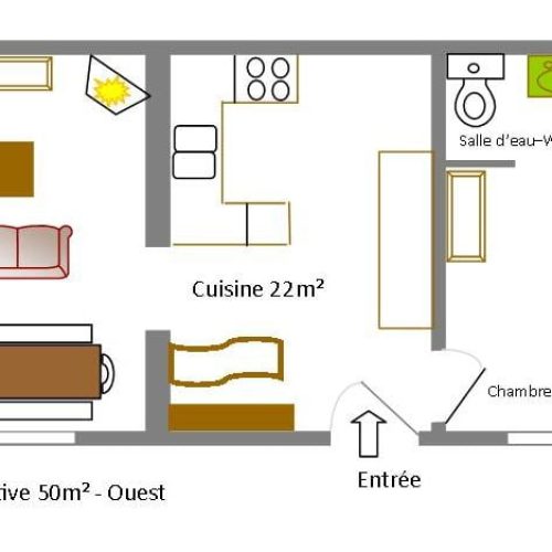 Plan gîte